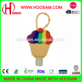 Silicone Sanitizer Bottle with PET Bottle for Traveling, Pantone Colors Available